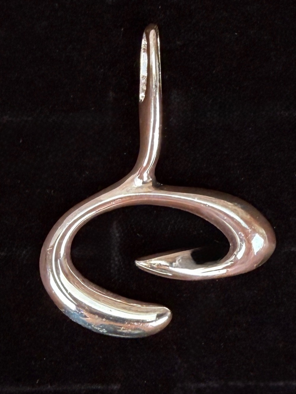Vintage aged, Silvertone, premier design, pendant, + free cord necklace
